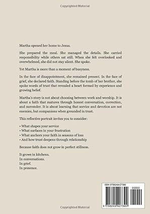 Martha: A Story of Service, Faith and Honesty With God (Biblical Portraits) - Image 2