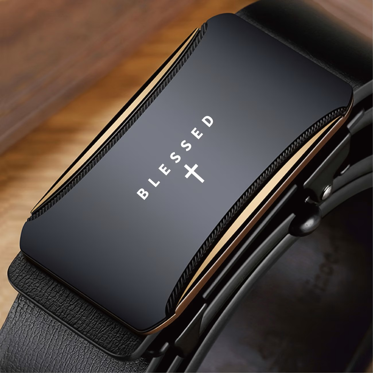 God Is Good Men's Matte Buckle Belt