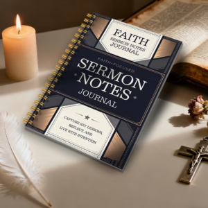 Sermon Notes & Faith Reflection Notebook