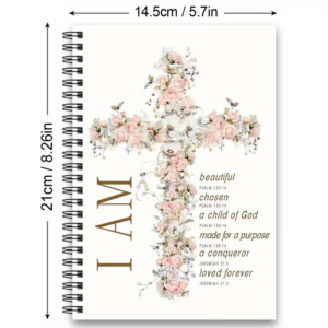 Floral Cross Bible Study & Prayer Journal